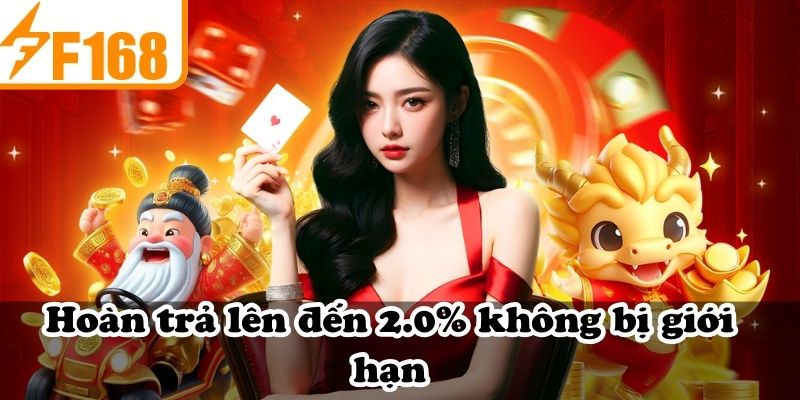 Hoàn trả lên đến 2.0% không bị giới hạn